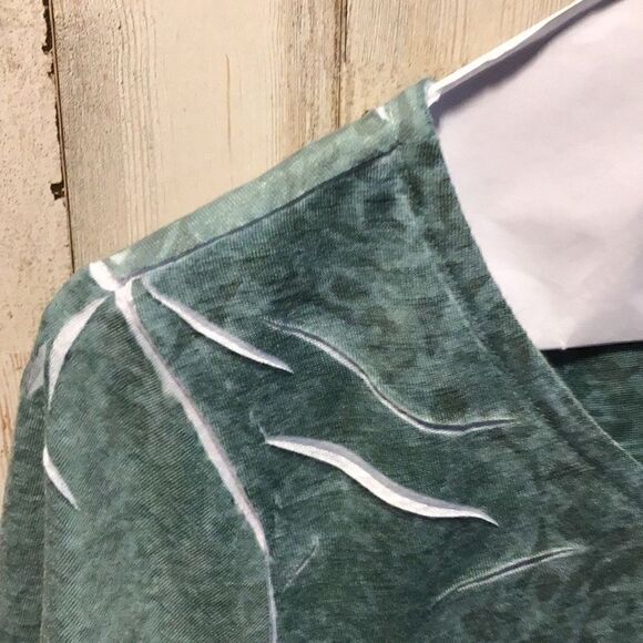 Blouse, sunflower sequin Hippy style By Latitude 10 size XL  - Picture 4 of 7